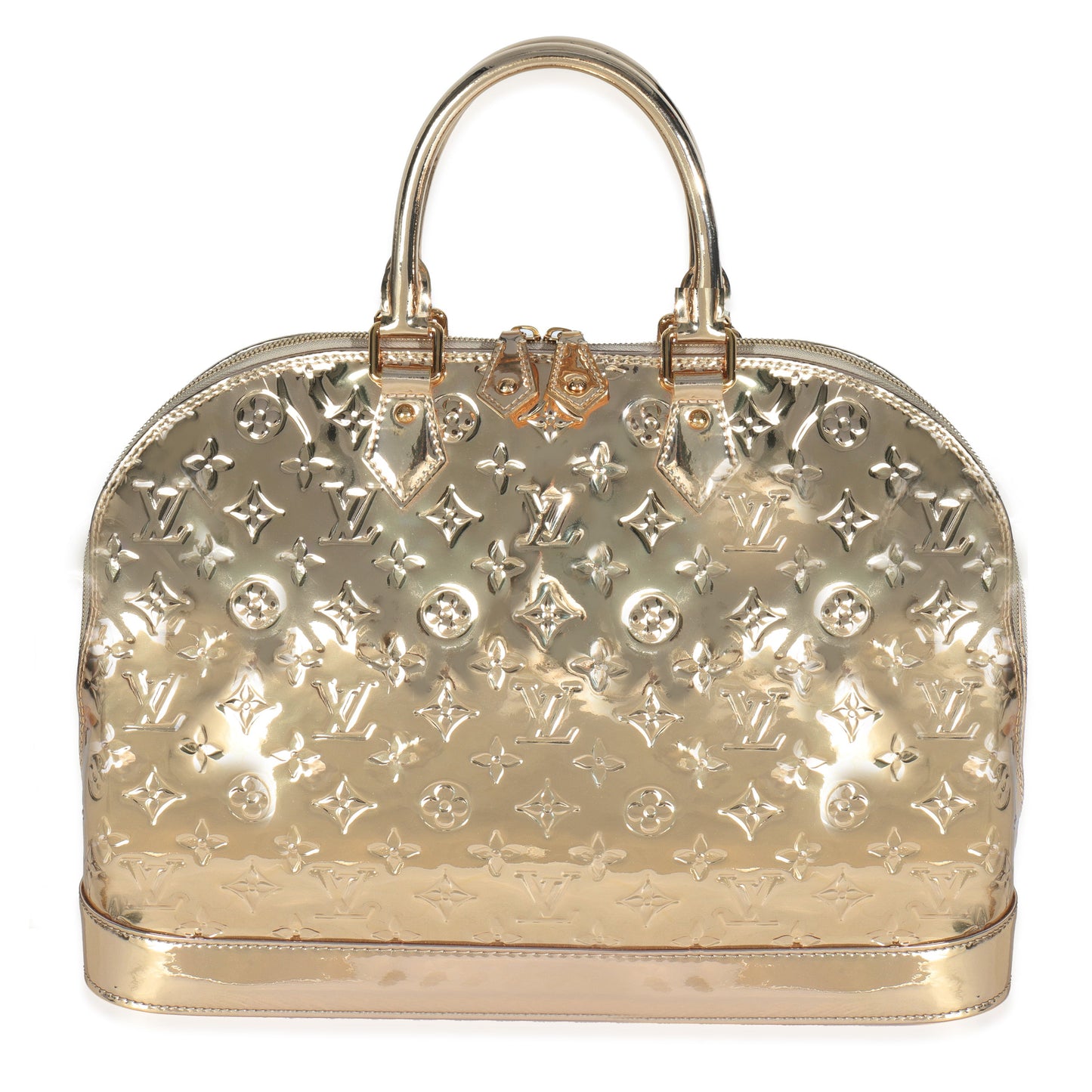 Louis Vuitton Gold Monogram Miroir Alma GM