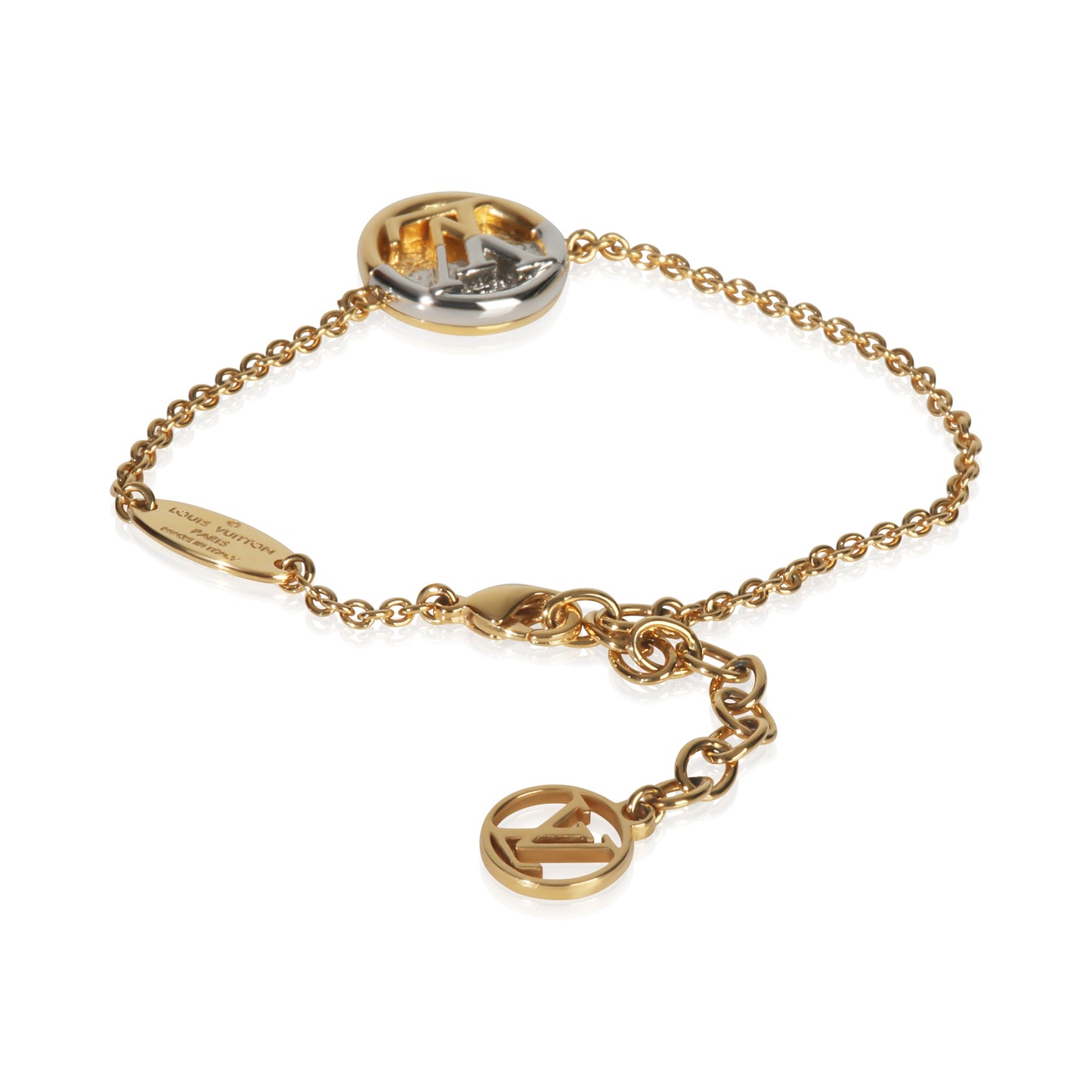 Louis Vuitton Gold-Plated L to V Bracelet