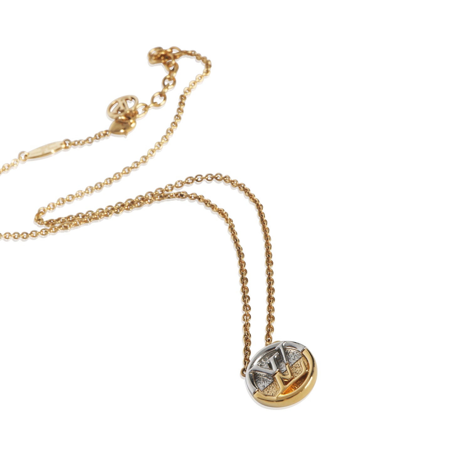Louis Vuitton Gold-Plated L to V Necklace