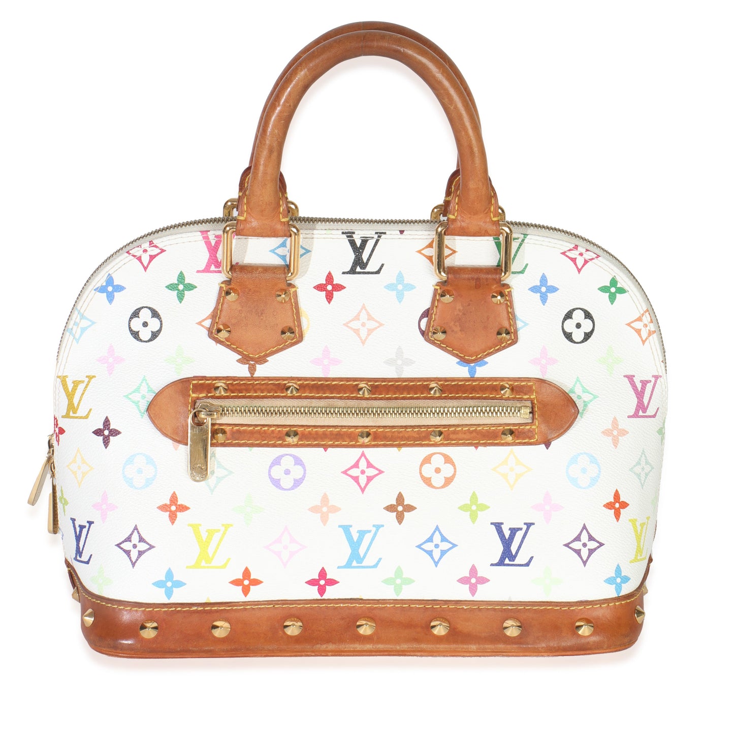 Louis Vuitton White Monogram Multicolor Canvas Alma
