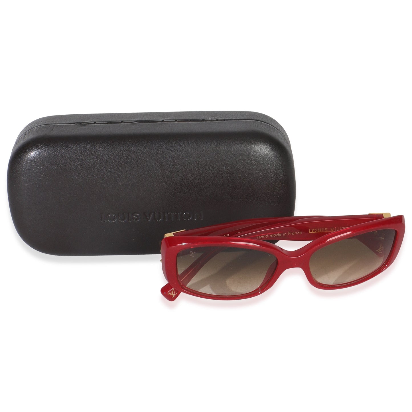 Louis Vuitton Red Speckling Acetate Soupon Sunglasses
