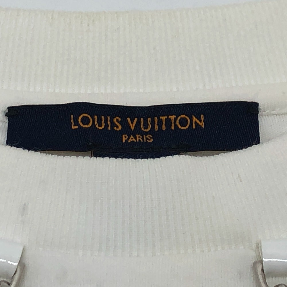 LOUIS VUITTON Short sleeve T-shirt 1A9LPK cotton white Flight mode LV gloves Women âr