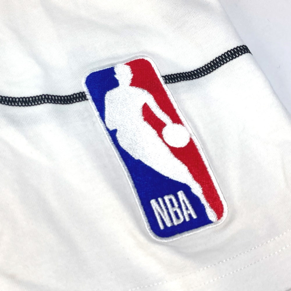 LOUIS VUITTON Short sleeve T-shirt pattern number unknown cotton white LVxNBA embroidery detail mens M