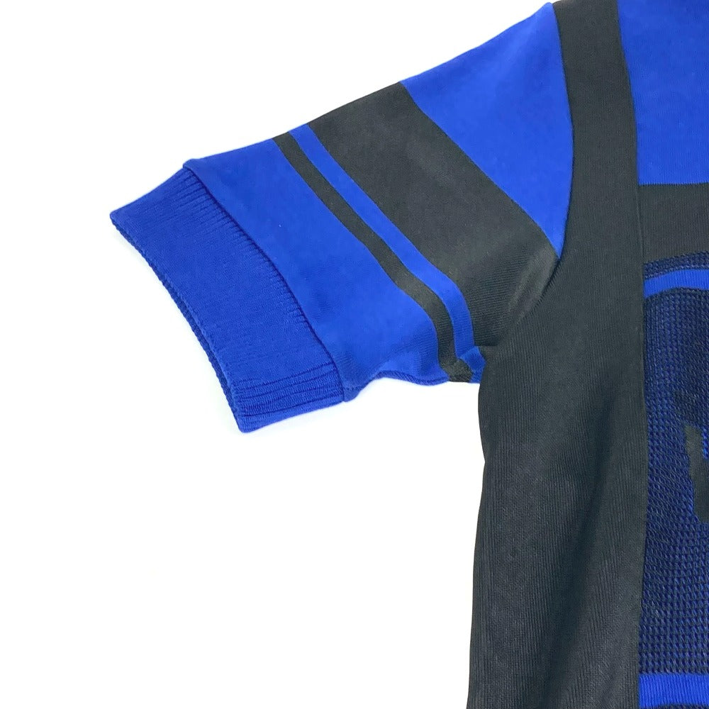 LOUIS VUITTON Short sleeve shirt Model number unknown Cotton, Polyester blue Virgil abloh mesh logo mens M