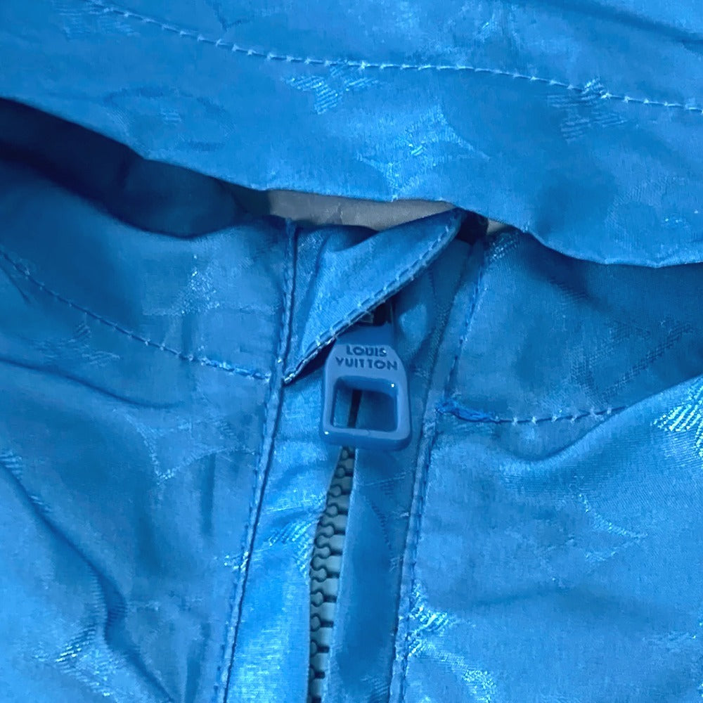 LOUIS VUITTON Jacket 1A8A7O Nylon, Polyester blue Monogram Clouds Windbreaker mens 50
