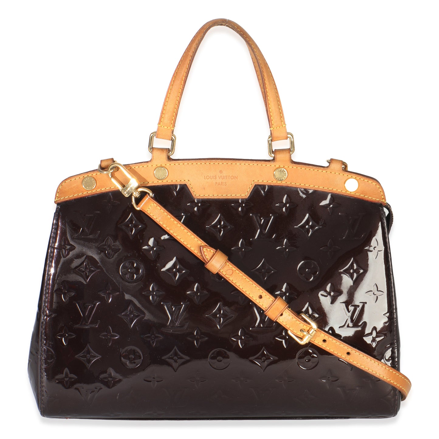 Louis Vuitton Amarante Monogram Vernis Brea MM