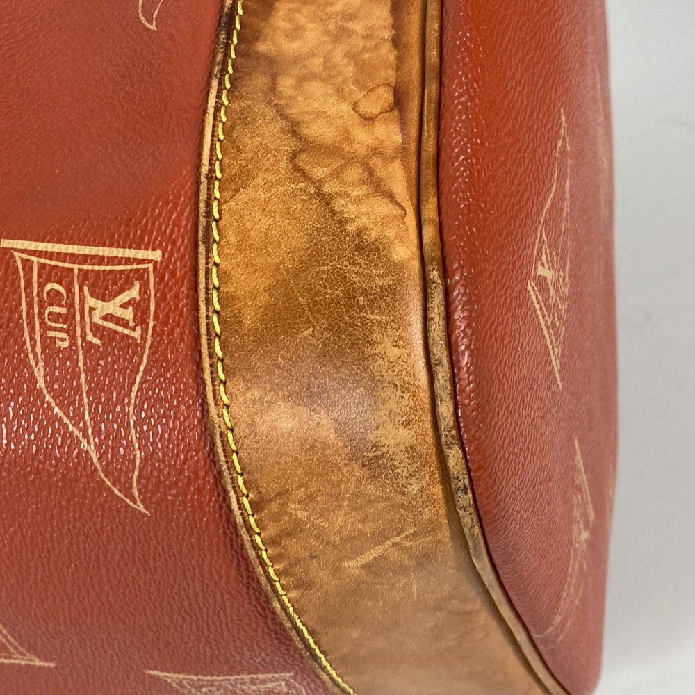 LOUIS VUITTON Shoulder Bag M80026 Leather / PVC Brown LVCUP Louis Vuitton Cup Saint Tropez Women