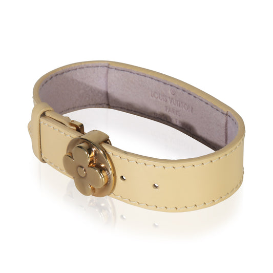 Louis Vuitton Gold-Plated Monogram Epi Wish Bracelet