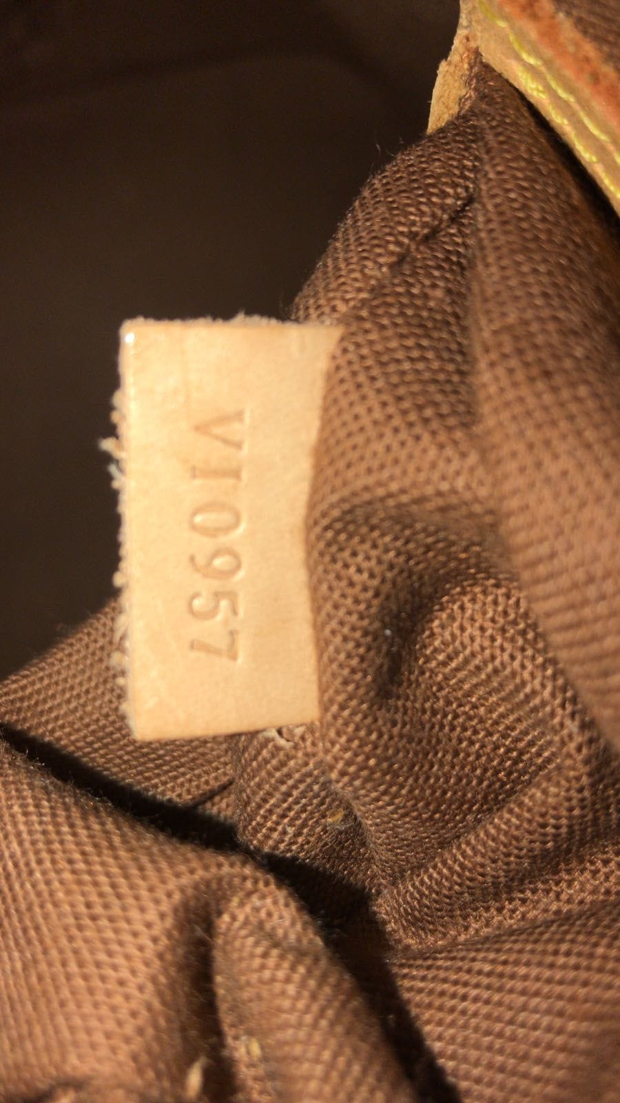 LOUIS VUITTON Monogram Canvas Brown Alma Satchel Bag