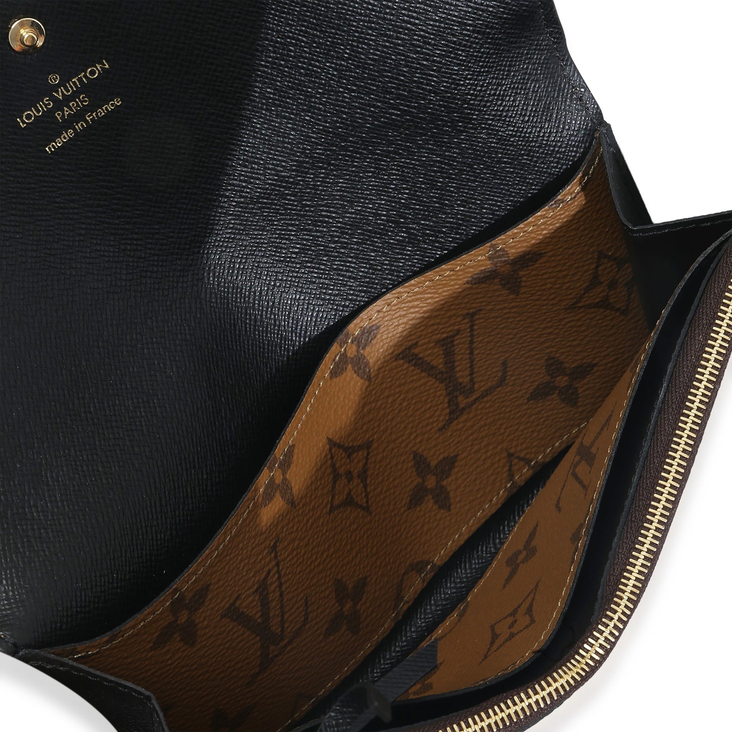 Louis Vuitton Reverse Monogram Canvas Emilie Wallet