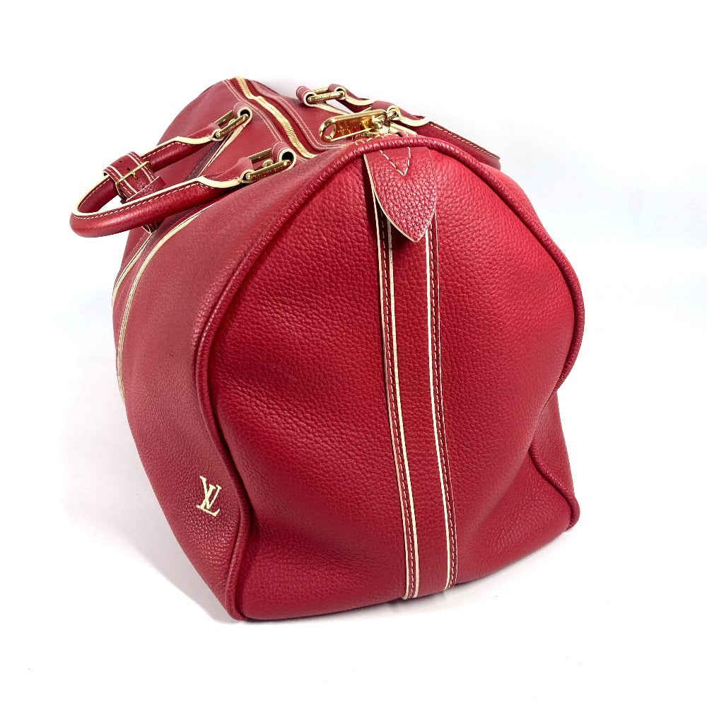 LOUIS VUITTON Boston Duffel bag M95137 leather Red Tobaco Keepall 50