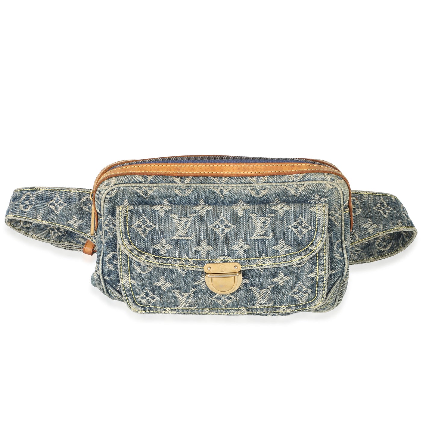 Louis Vuitton Blue Monogram Denim Bum Bag