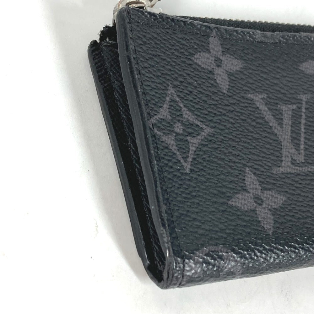 LOUIS VUITTON Coin case M63536 Monogram Eclipse Canvas black Monogram Eclipse Portemone Jules mens