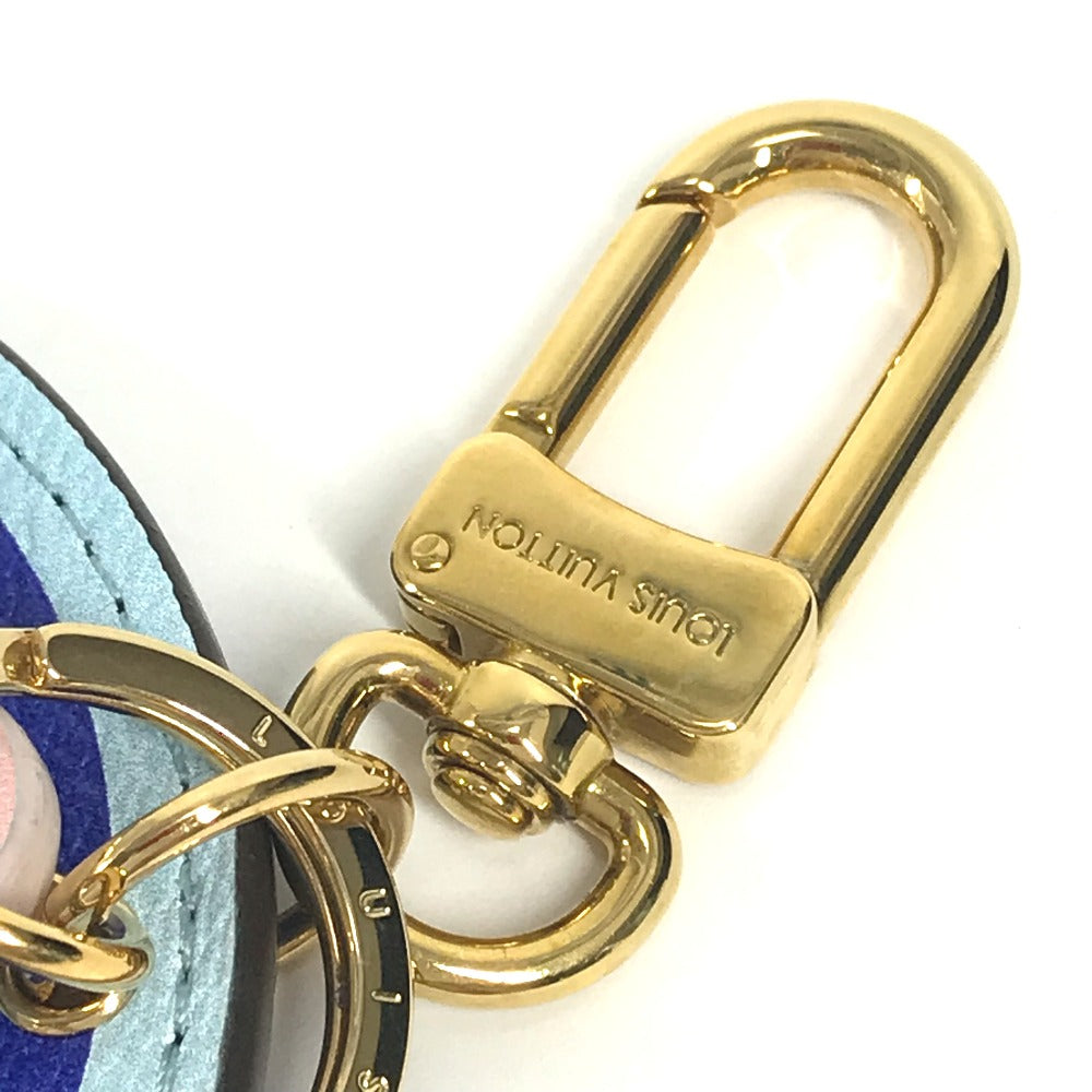 LOUIS VUITTON key ring M68510 Monogram canvas blue Monogram Portocray Illustre