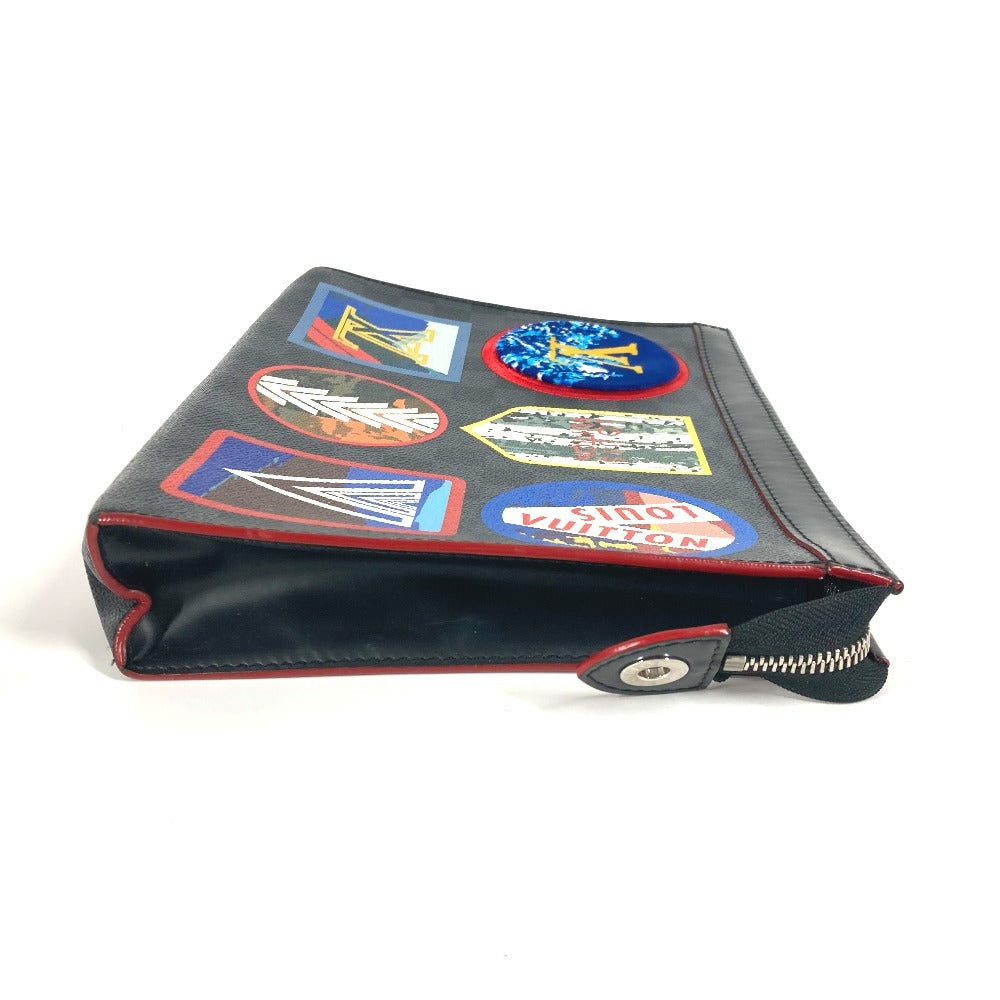 LOUIS VUITTON Clutch bag N60134 Damier Grafitto Canvas black Damier Graphite LV Alps Collection Pochette Voyage MM mens