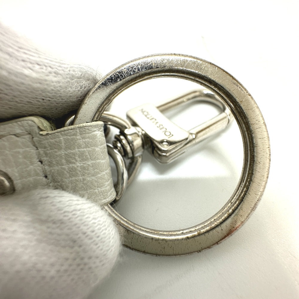 LOUIS VUITTON key ring MP3225 leather white NIGO collaboration Dragonne LV MADE mens