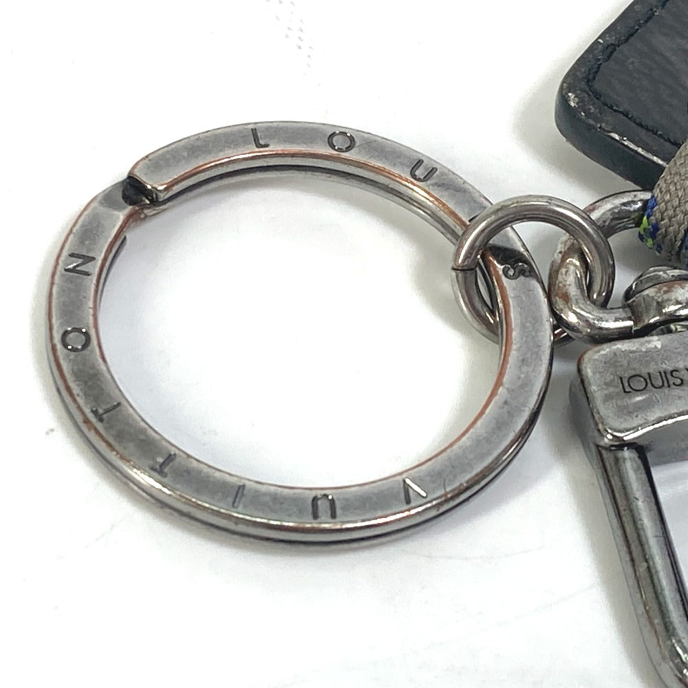 LOUIS VUITTON key ring MP0929 Coated canvas Gray type Monogram Eclipse Glaze Portocle Tag Monogram Fluo