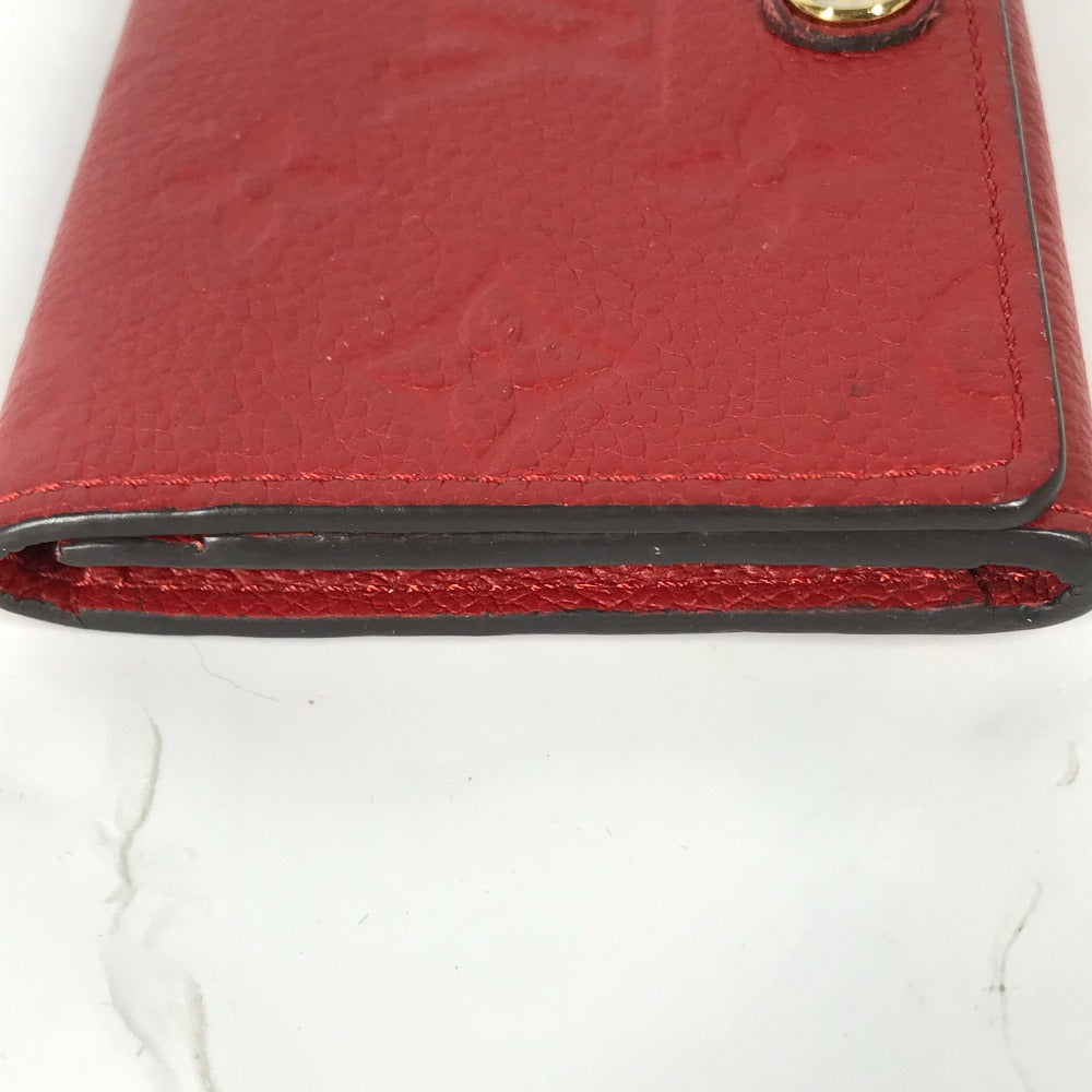 LOUIS VUITTON Card Case M58457 Monogram Ann Platt Leather Red Monogram Ann Platt Annevelt Cult De Vigitte Women