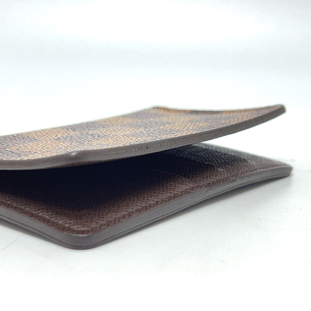 LOUIS VUITTON Card Case M60502 Damier canvas Brown Organizer De Poch Women
