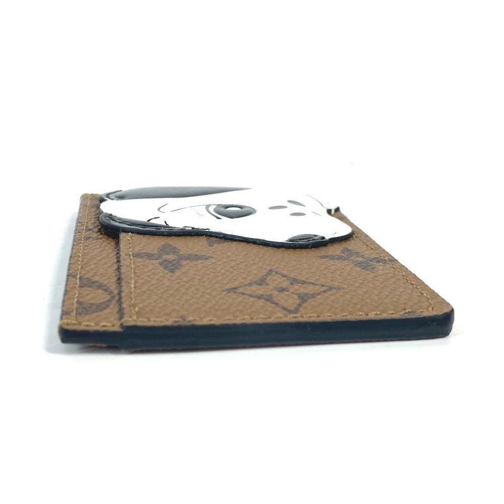 LOUIS VUITTON Card Case M83691 Monogram reverse canvas Brown Monogram reverse Porto cult Simple Women
