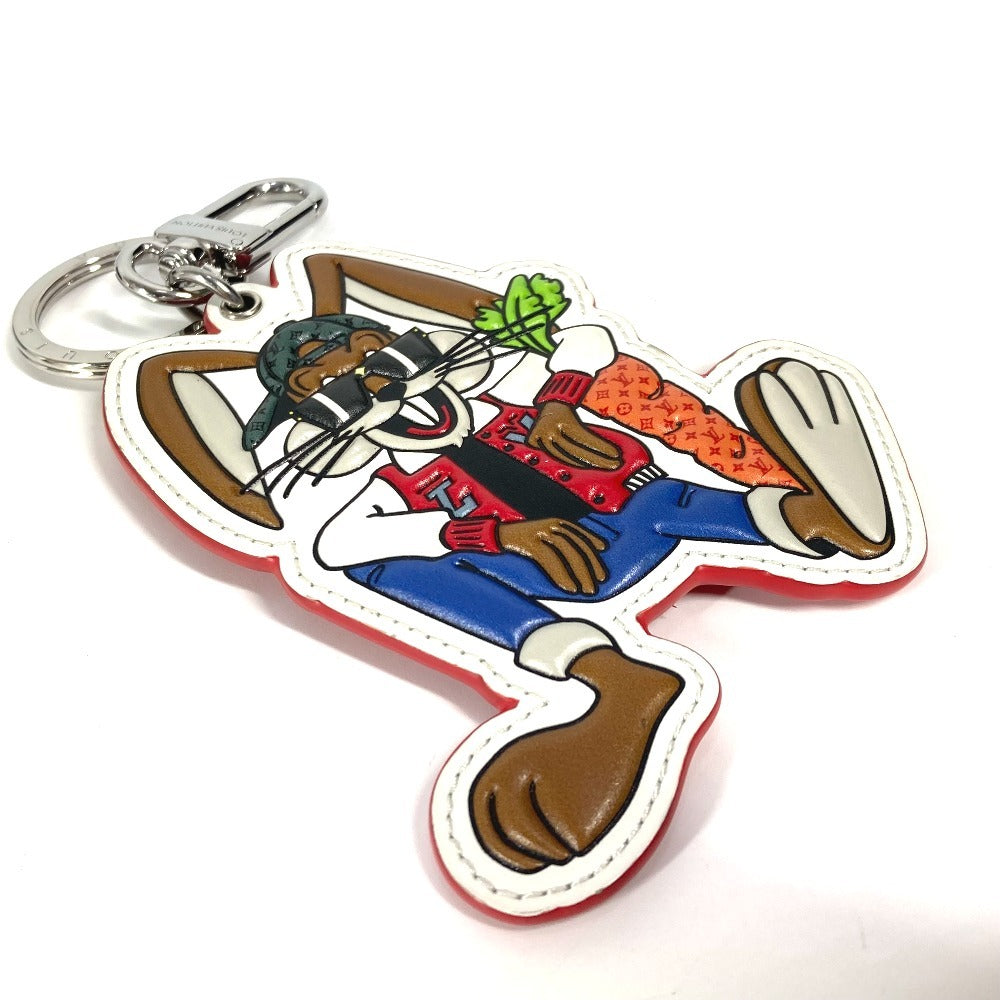 LOUIS VUITTON key ring M00963 leather multicolor Monogram Portocle LV Rabbit unisex(Unisex)