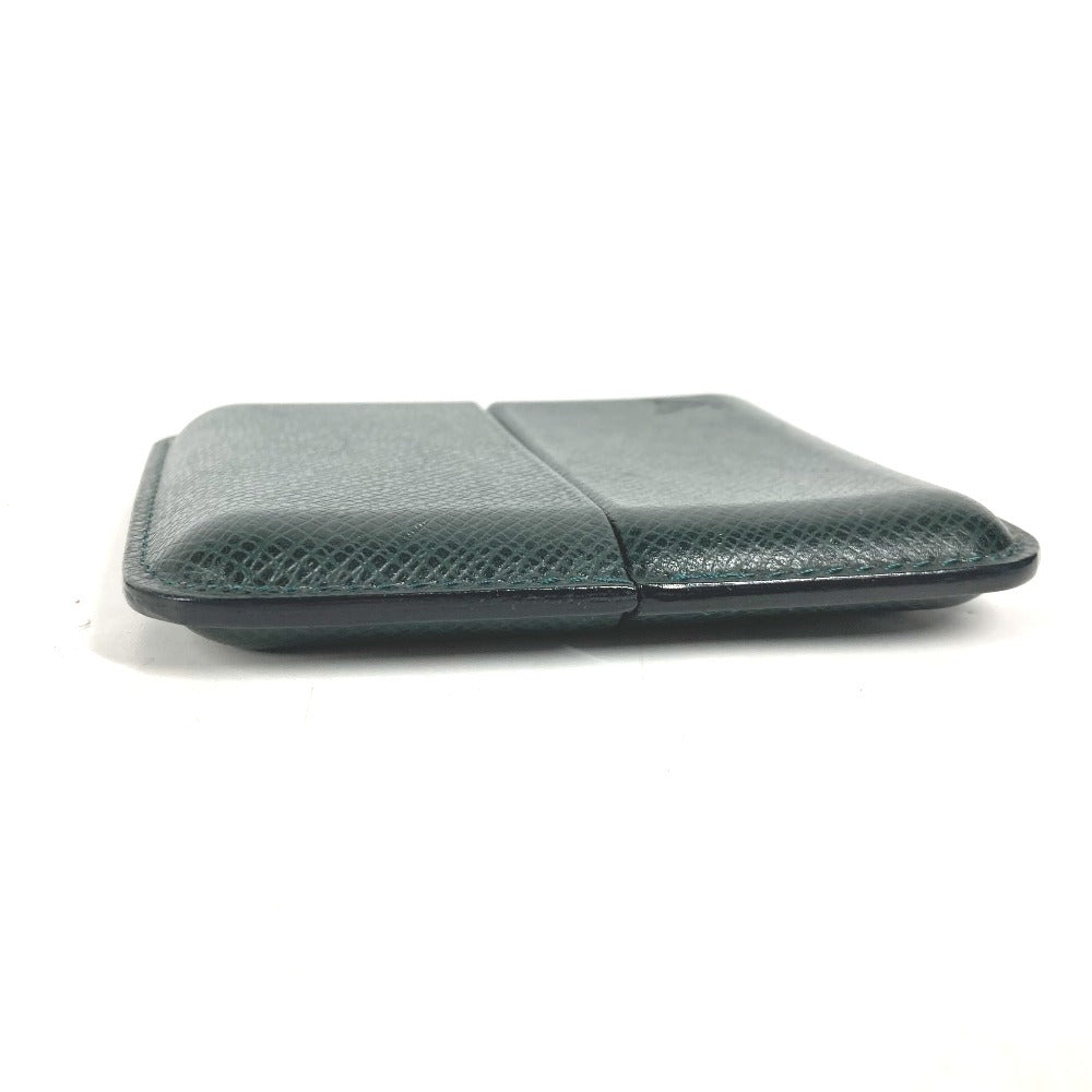 LOUIS VUITTON Cigarette case M30734 Taiga Leather green Taiga Etui 10 cigarillos unisex(Unisex)
