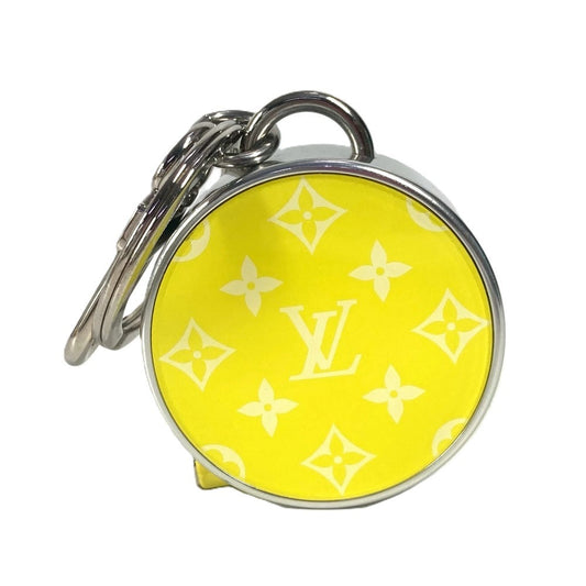 LOUIS VUITTON key ring MP3111 metal yellow Monogram Porto Creme Meter