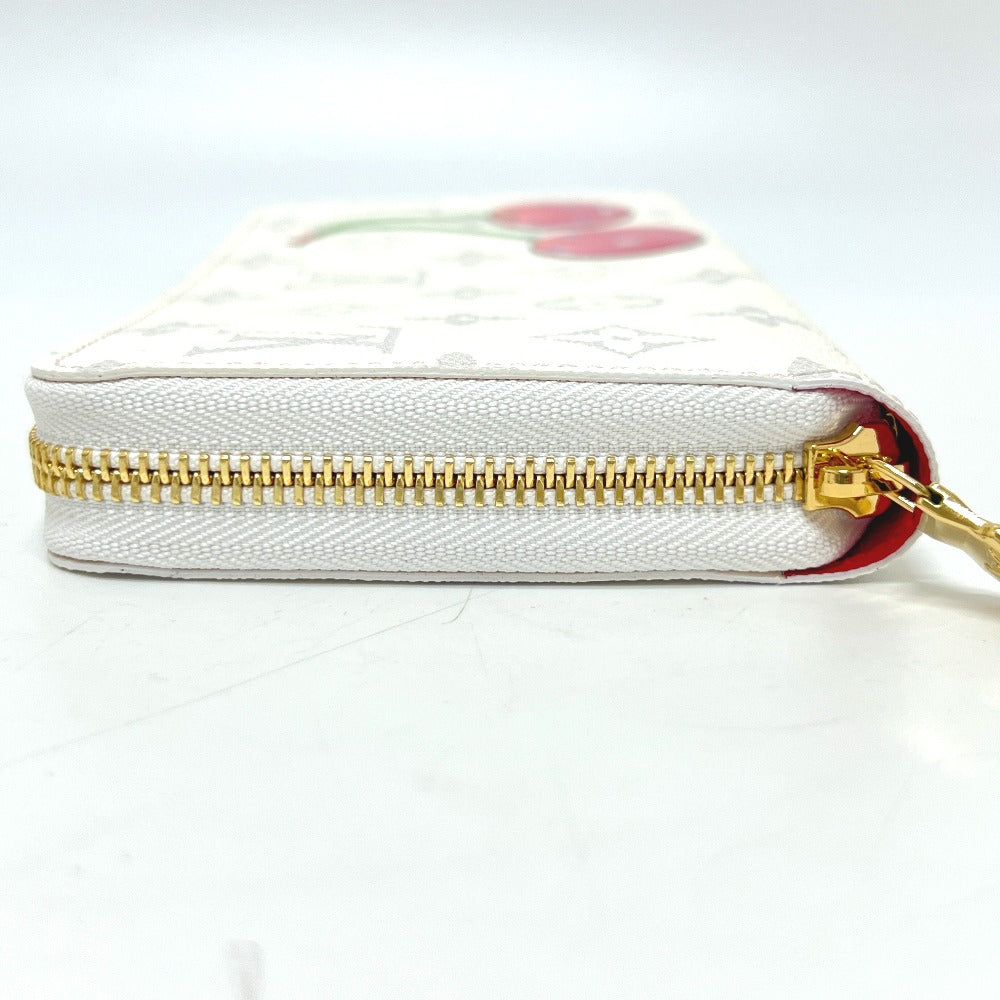 LOUIS VUITTON Long Wallet Purse M14240 Monogram canvas white Takashi Murakami collaboration monogram LV Ã TM Zippy wallet