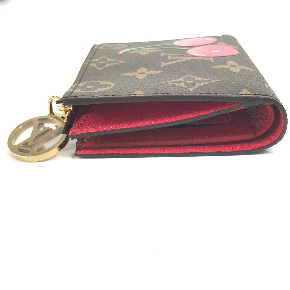 LOUIS VUITTON Folded wallet M13420 Monogram canvas Brown Takashi Murakami collaboration monogram LV �~ TM Portefeuille�ELisa unisex(Unisex)