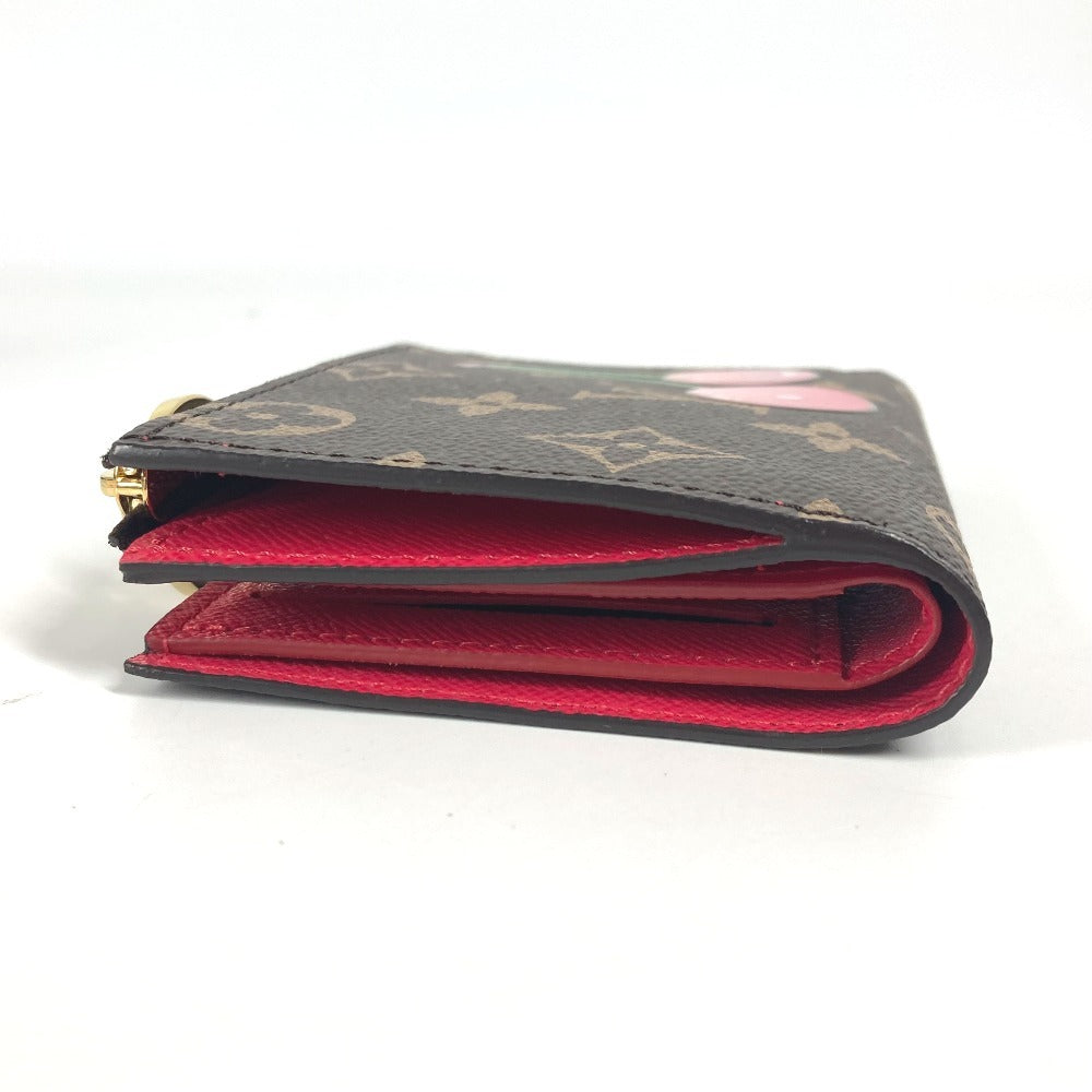 LOUIS VUITTON Folded wallet M13420 Monogram canvas Brown Takashi Murakami collaboration monogram LV Ã TM Portefeuille Lisa