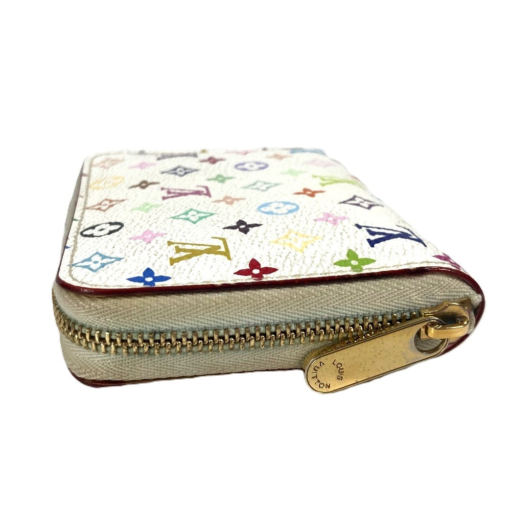 LOUIS VUITTON Coin case M93741 Monogram multicolor canvas white Monogram multicolor Zippy coin purse Women