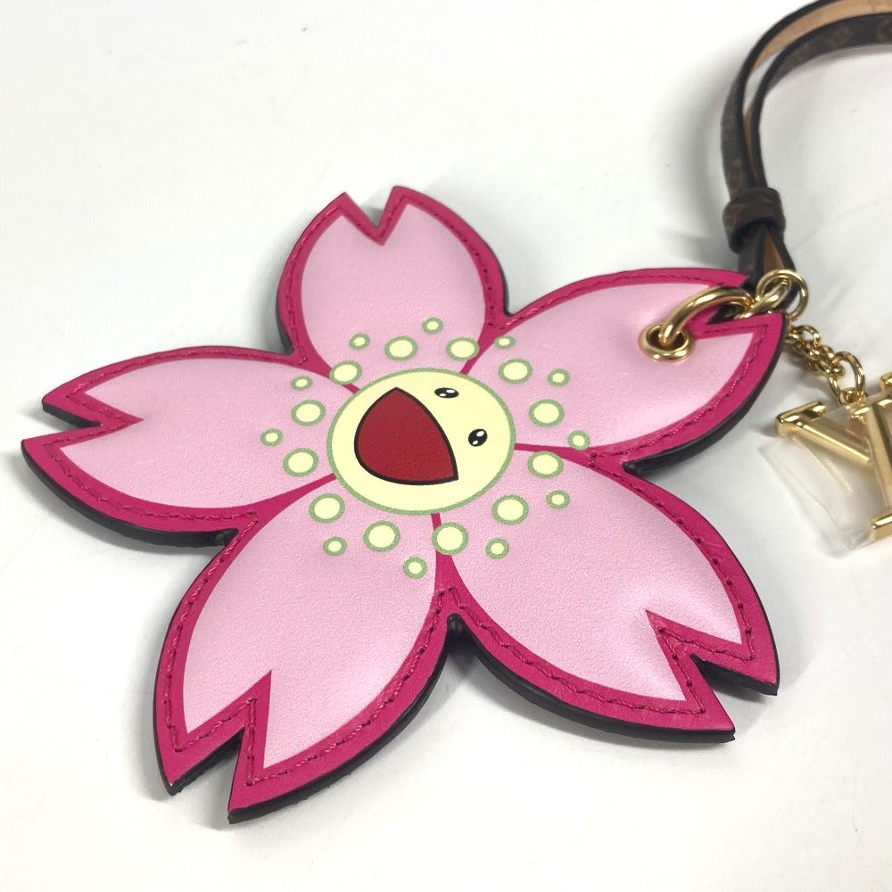 LOUIS VUITTON Bag charm M02475 Monogram canvas multicolor LVxTM Monogram Takashi Murakami Bag Charm - Cherry Blossom