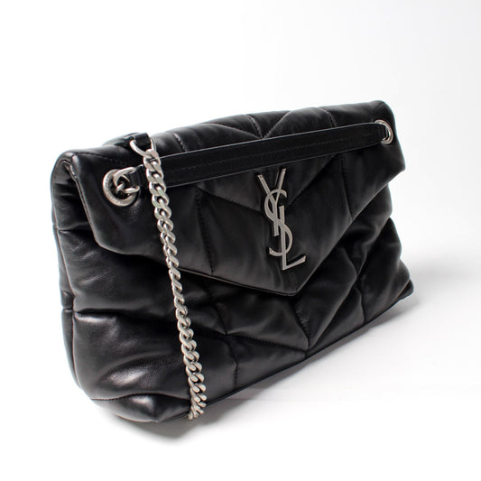 Saint Laurent Puffer Quilted Small Lambskin 577476 Bag