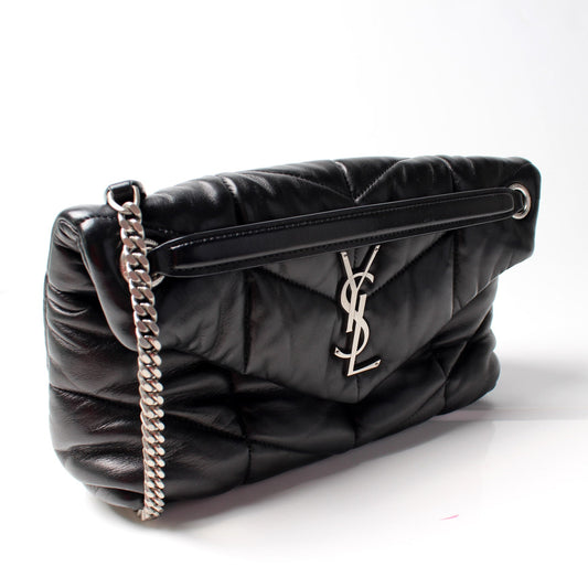 Saint Laurent Puffer Quilted Small Lambskin 577476 Bag