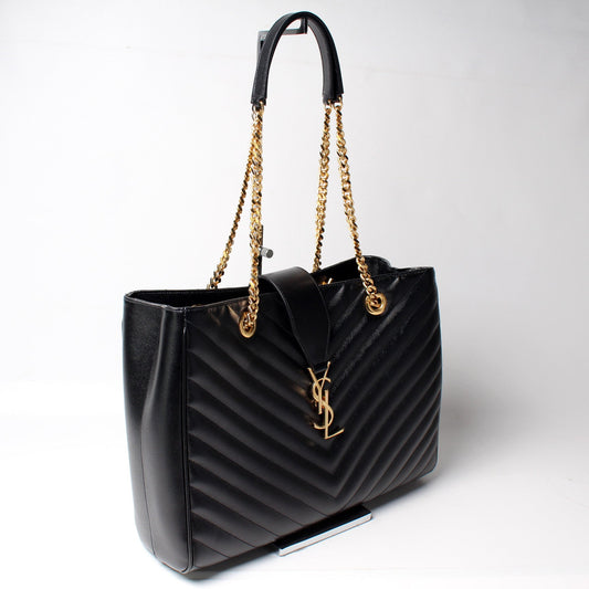 Saint Laurent Grain De Poudre Shopping Tote Bag