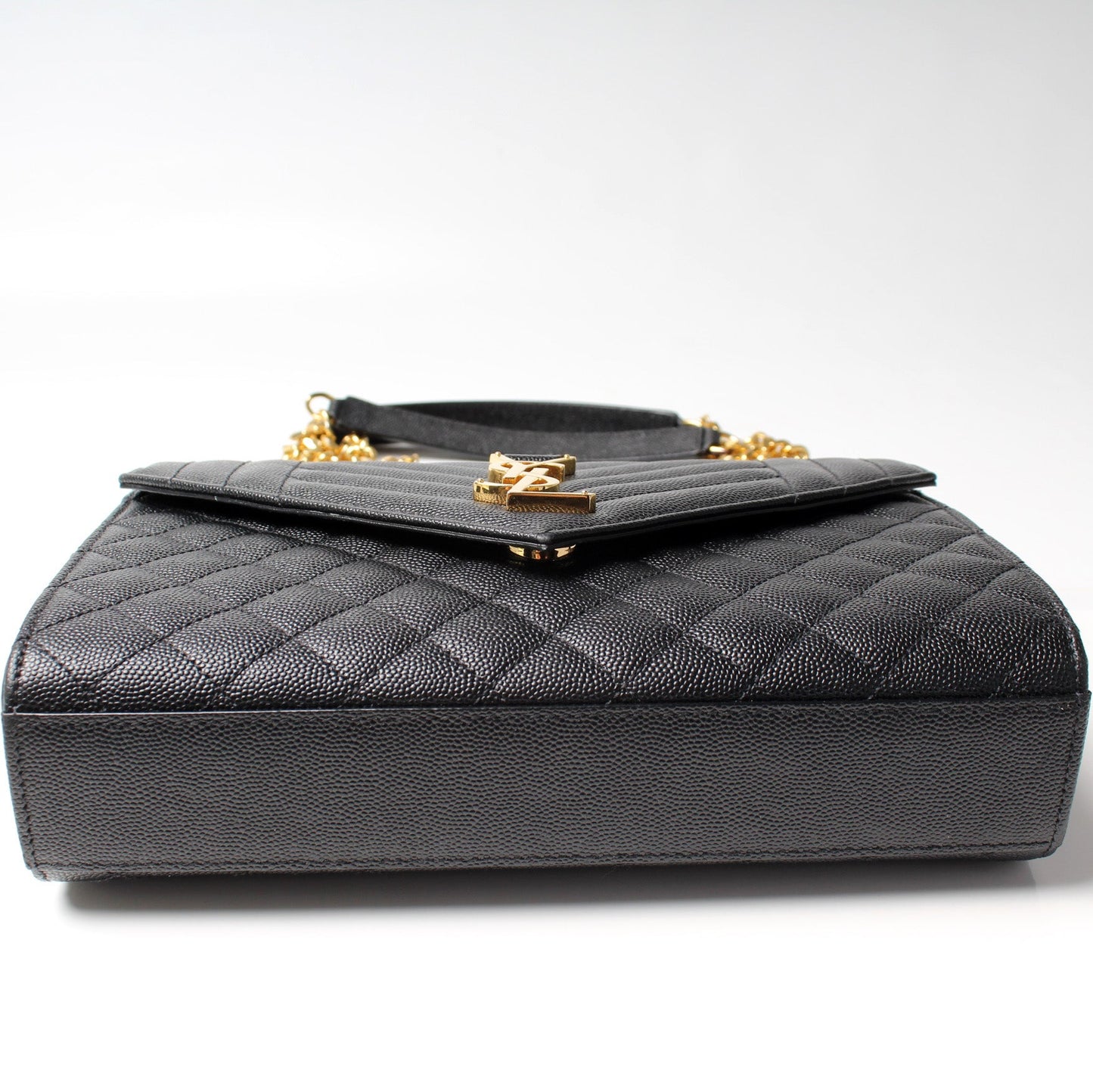 Saint Laurent Envelope Medium Chain Chevron 600185 Bag