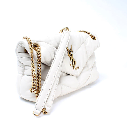 Saint Laurent Puffer Quilted Small Lambskin 577476 Bag