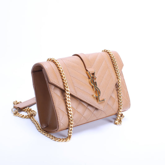 Saint Laurent Envelope Small Chevron Bag