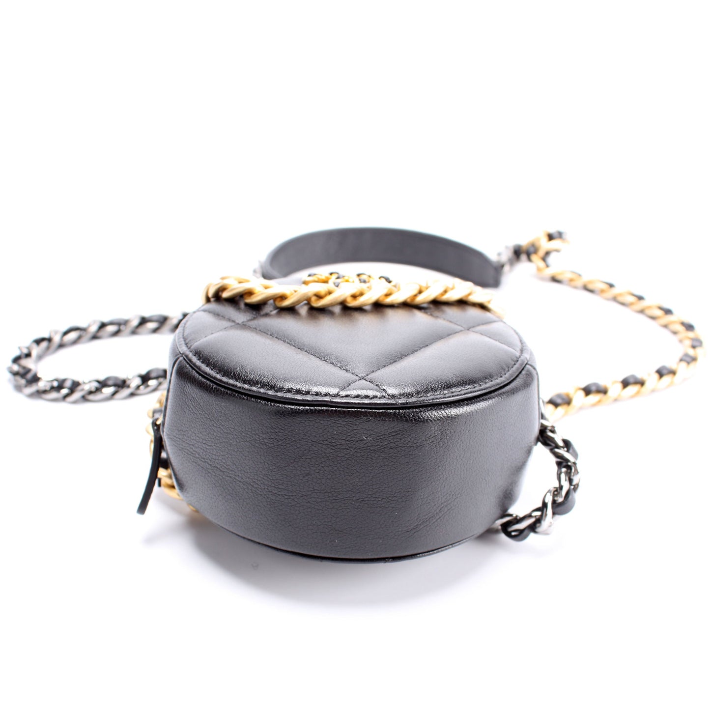 Chanel 19 Round Clutch Goatskin 29M Bag