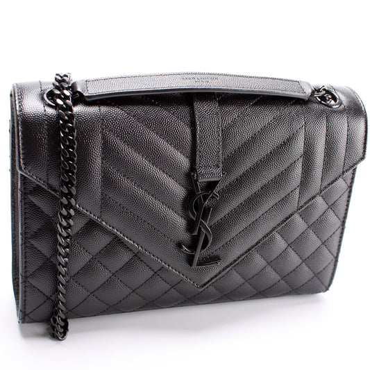 Saint Laurent Envelope Chain Chevron 600185 Bag