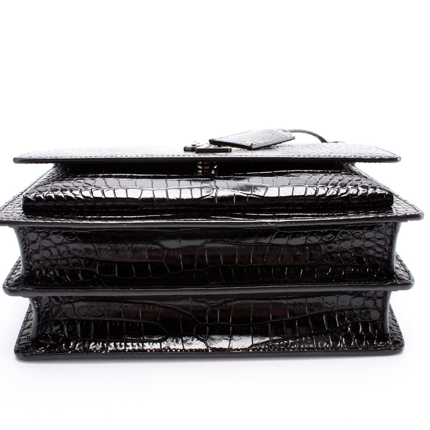 Saint Laurent Sunset Medium Croc 442906 Bag