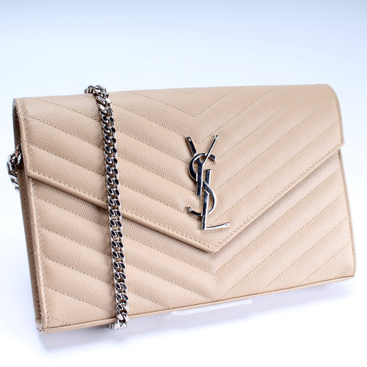 Saint Laurent Grain De Chain Wallet 377828 Bag