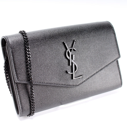 Saint Laurent Uptown Chain Wallet Grain 607788 Bag