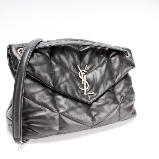 Saint Laurent Puffer Quilted Medium Lambskin 577475 Bag