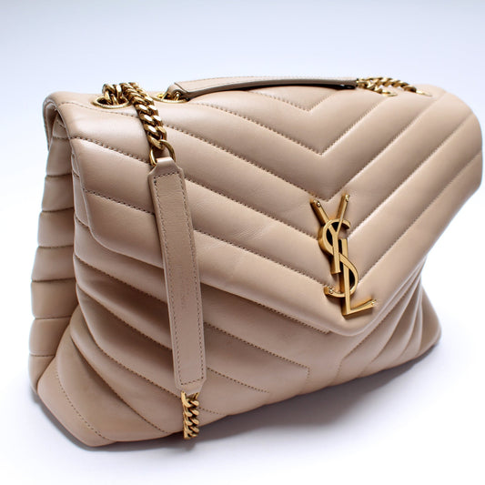 Saint Laurent Loulou Satchel Medium Quilted 574946 Bag