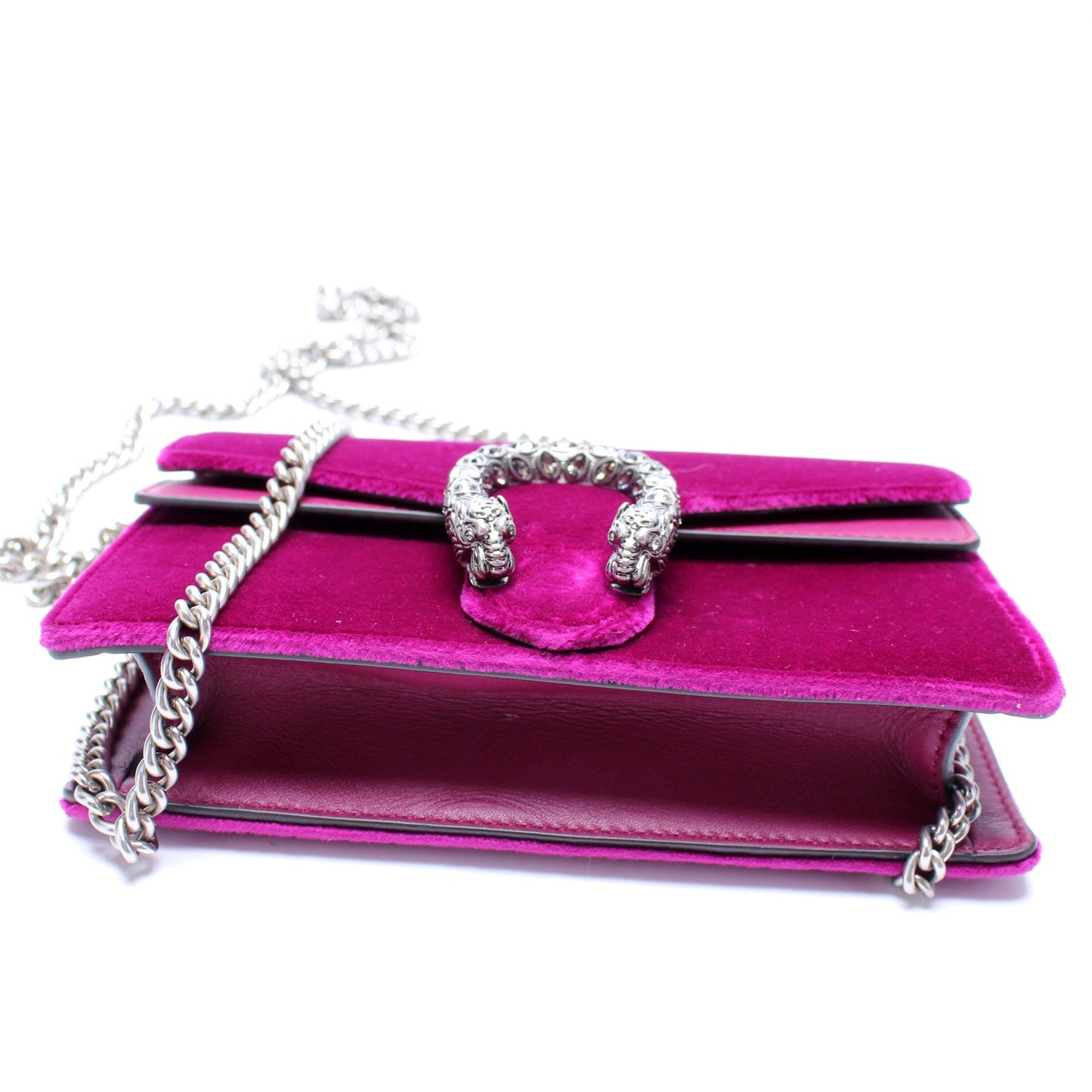 Gucci 476432 Dionysus GG Velvet Super Mini Bag