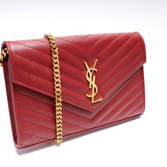Saint Laurent Grain De Chain Wallet Bag