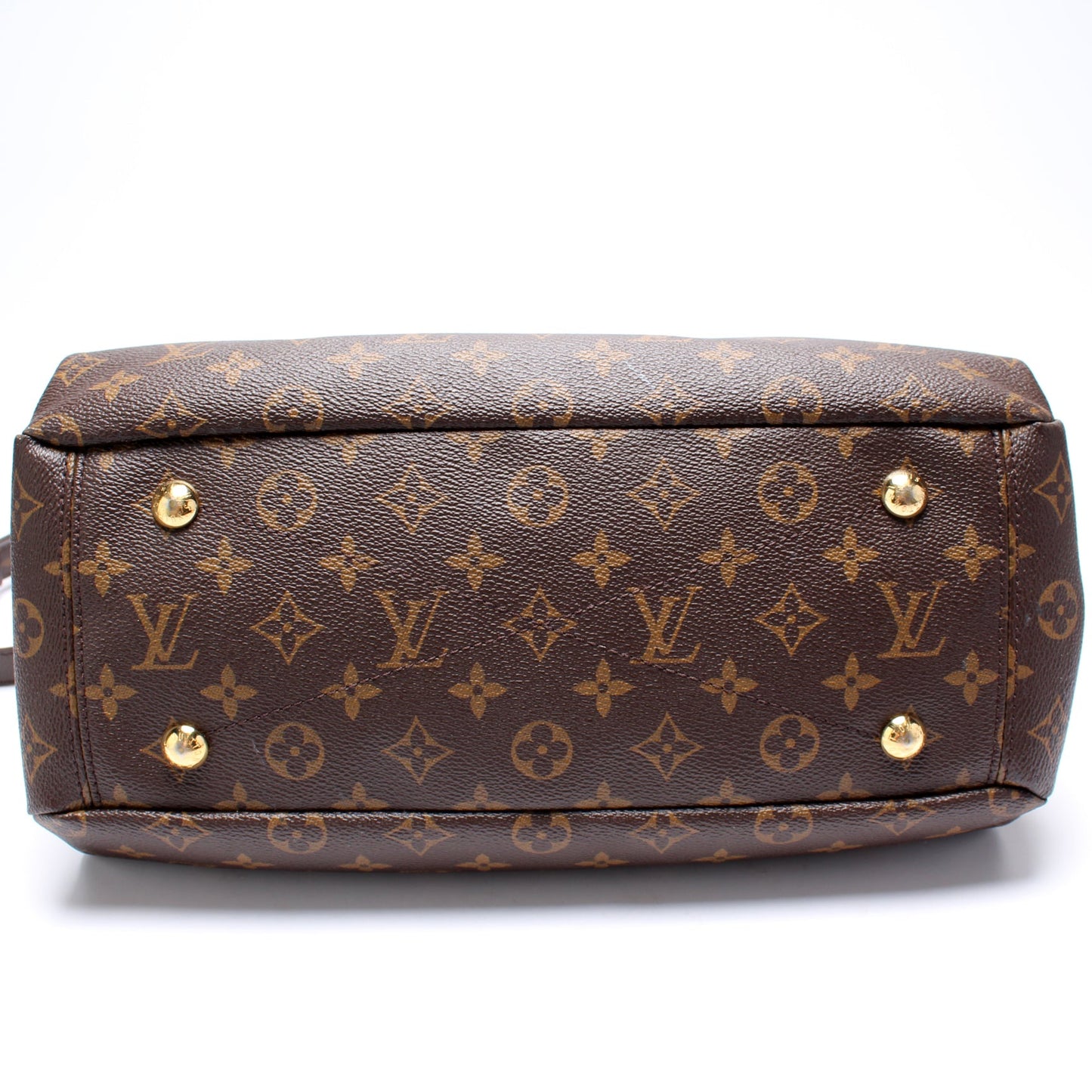 Louis Vuitton Pallas Tote Monogram Canvas Side
