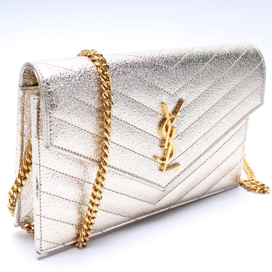 Saint Laurent Envelope Chain Wallet Bag