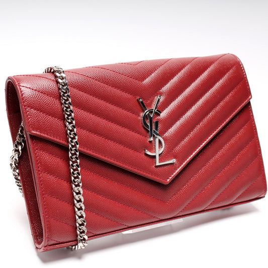 Saint Laurent Grain De Chain Wallet Bag